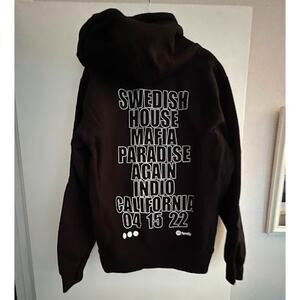 Swedish House Mafia Paradise Again Black World Tour Hoodie Official Medium NWOT